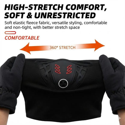 Protection Windproof, Dust-Proof and Breathable Winter Warm Mask Balaclava Ski Face Mask Mototrcyle and Cycling Thermal Face Mask for Men and Women Black Ski Masks Mask Men