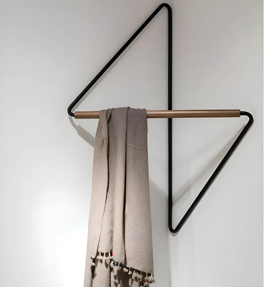 Triad – Geometrischer Garderobenständer Aus Metall | Vielseitige Mehrzweck-Garderobe
