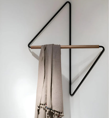 Triad – Geometrischer Garderobenständer Aus Metall | Vielseitige Mehrzweck-Garderobe