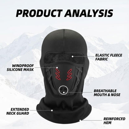 Protection Windproof, Dust-Proof and Breathable Winter Warm Mask Balaclava Ski Face Mask Mototrcyle and Cycling Thermal Face Mask for Men and Women Black Ski Masks Mask Men