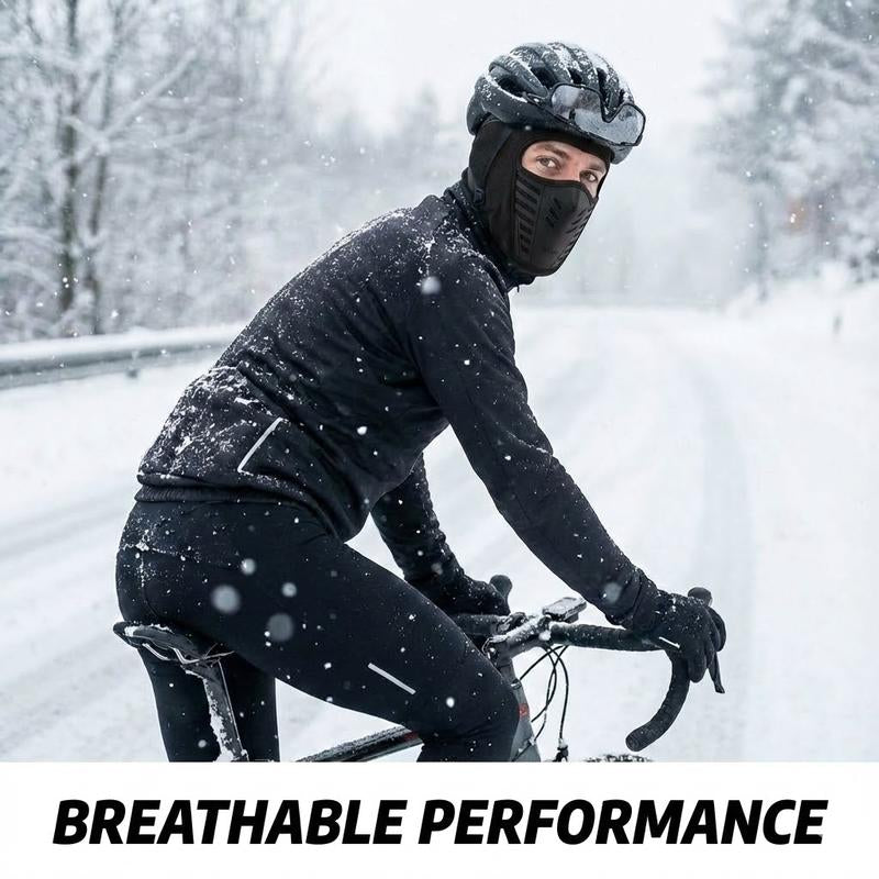 Protection Windproof, Dust-Proof and Breathable Winter Warm Mask Balaclava Ski Face Mask Mototrcyle and Cycling Thermal Face Mask for Men and Women Black Ski Masks Mask Men